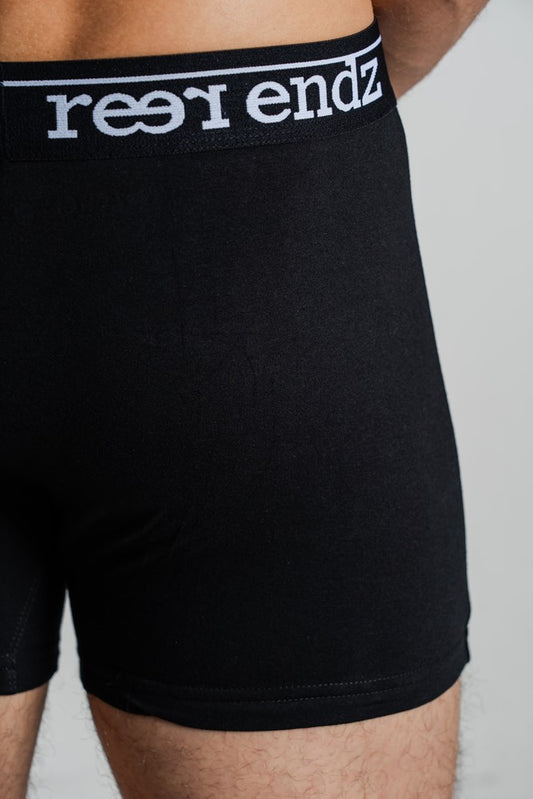 Black Organic Cotton Men's Trunks