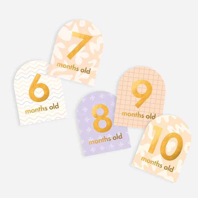 FOX & FALLOW - BABY MILESTONE CARDS - HELIOS