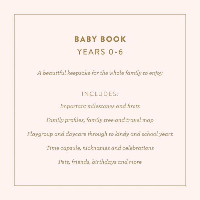 FOX & FALLOW - BABY BOOK - BRODERIE