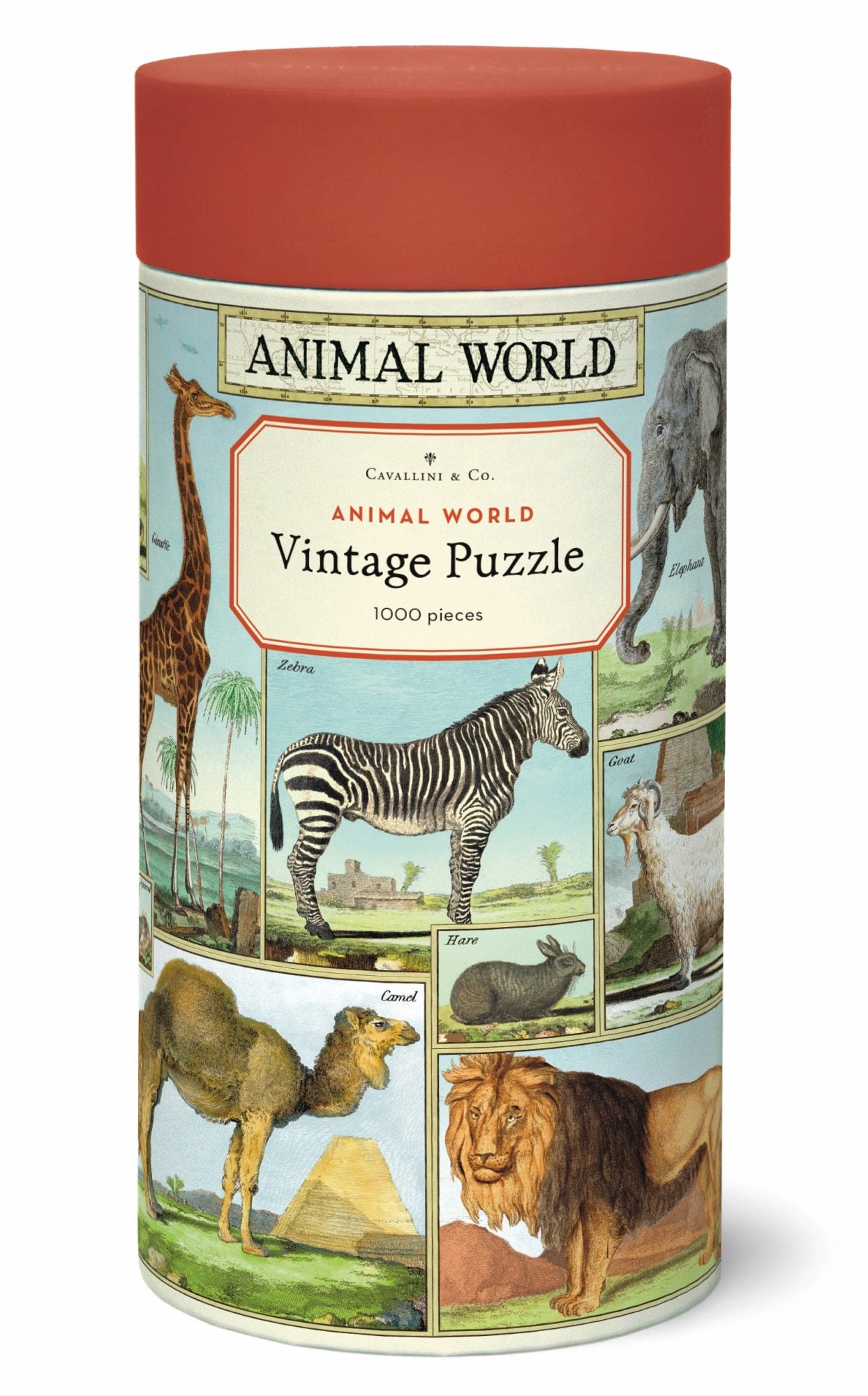 Animal World Vintage Puzzle