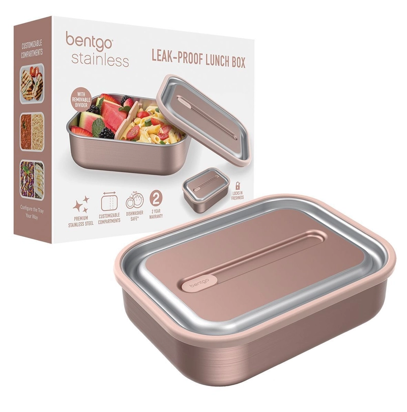 BENTGO - S/S LEAK-PROOF LUNCHBOX 5CUP/1200ML