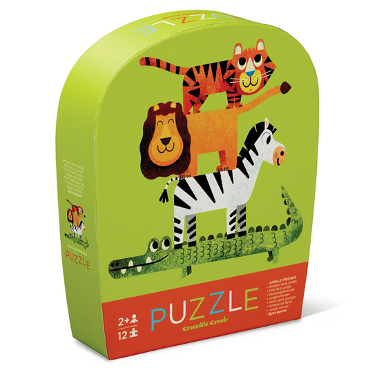 12PC MINI PUZZLE - JUNGLE FRIENDS