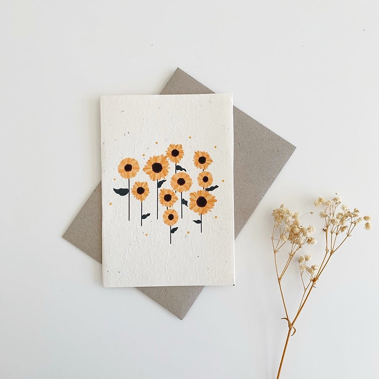 SUNFLOWER PLANTABLE CARD